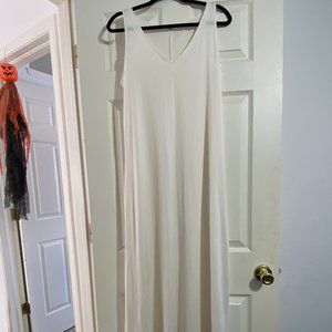 Unbranded White Maxi dress/Coverup Small